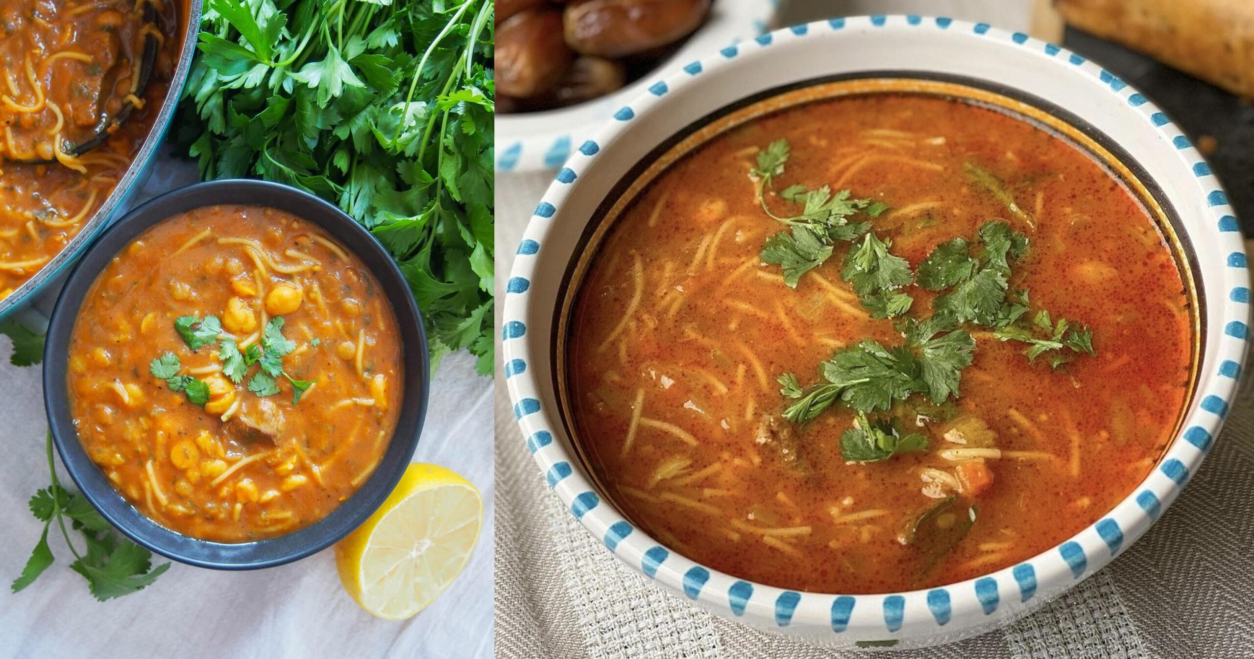 Harira_and_Chorba_soup of the day