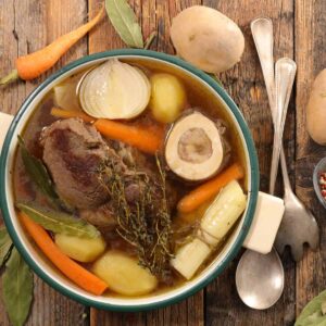 Traditional Beef & Vegetable Broth Pre-Cooked (Pot-au-Feu) — 300 g