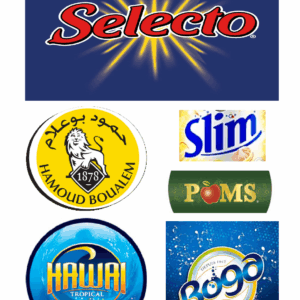 North African Sodas — Selecto, Slim, Hawai, Hamoud, Boga & POM’S Pack of 24