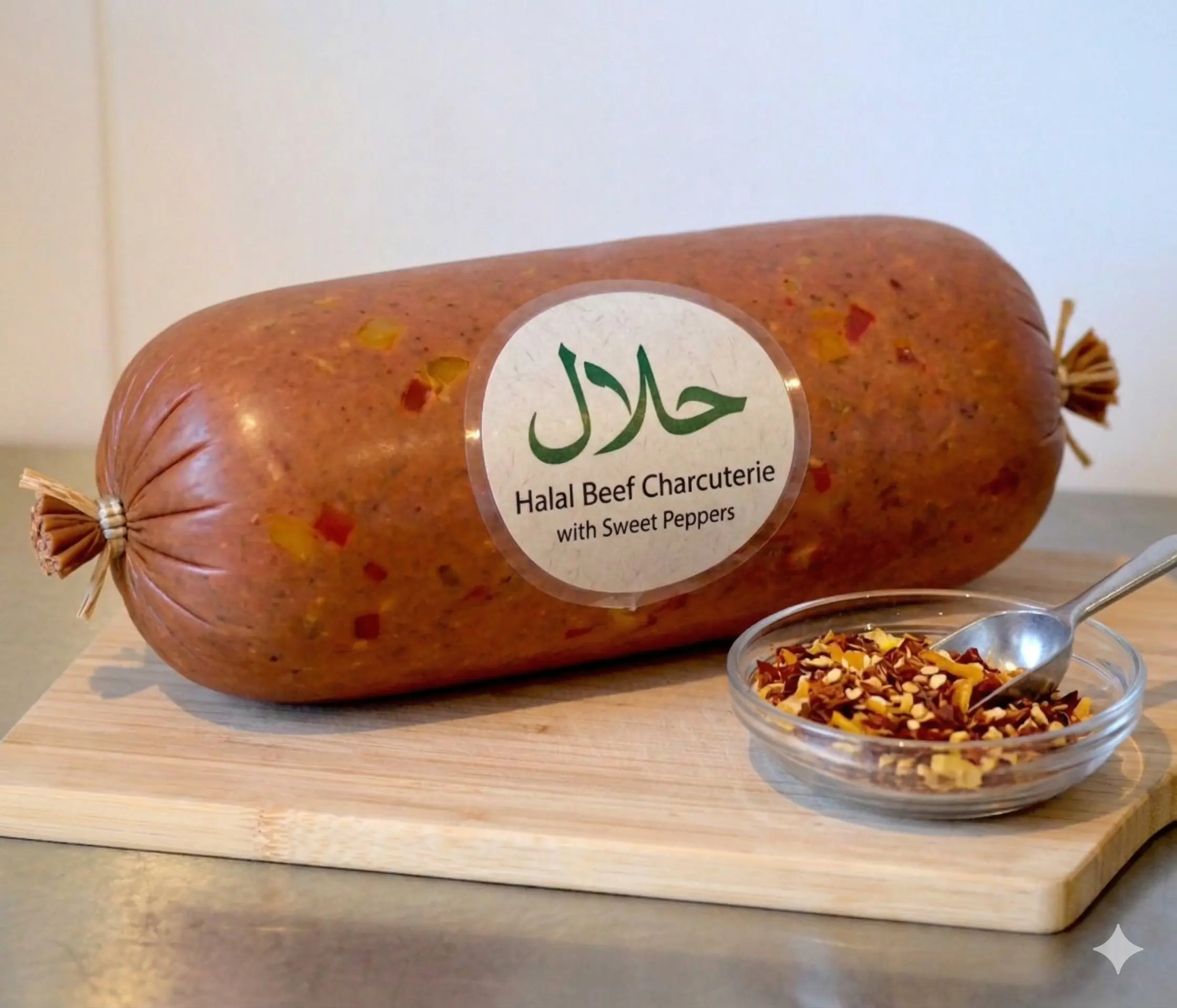 Halal Beef Charcuterie Whole with Sweet Peppers