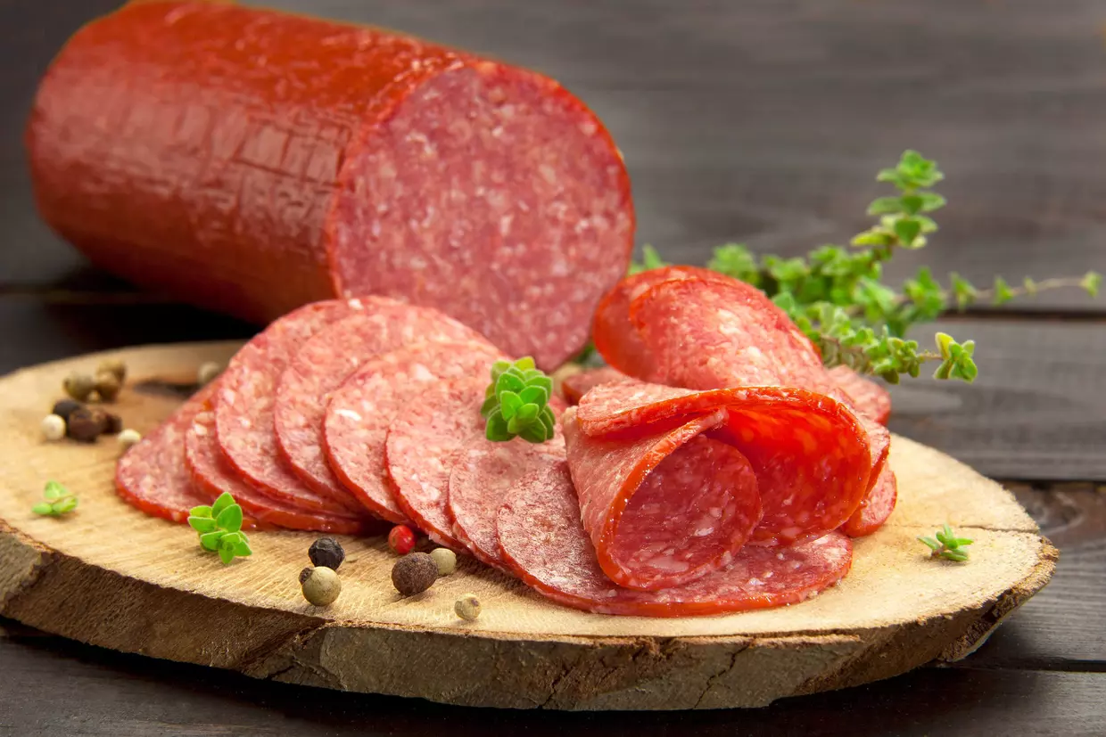 Halal Beef Salami-Style Slices