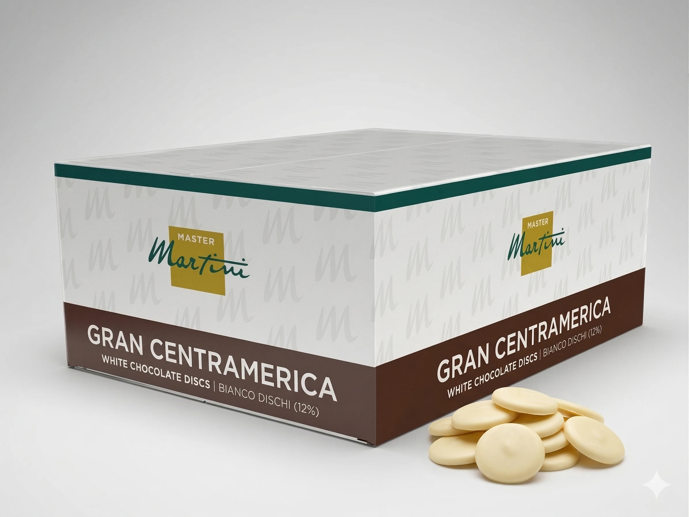 Gran Centramerica White Chocolate Discs (Bianco Dischi) 12%