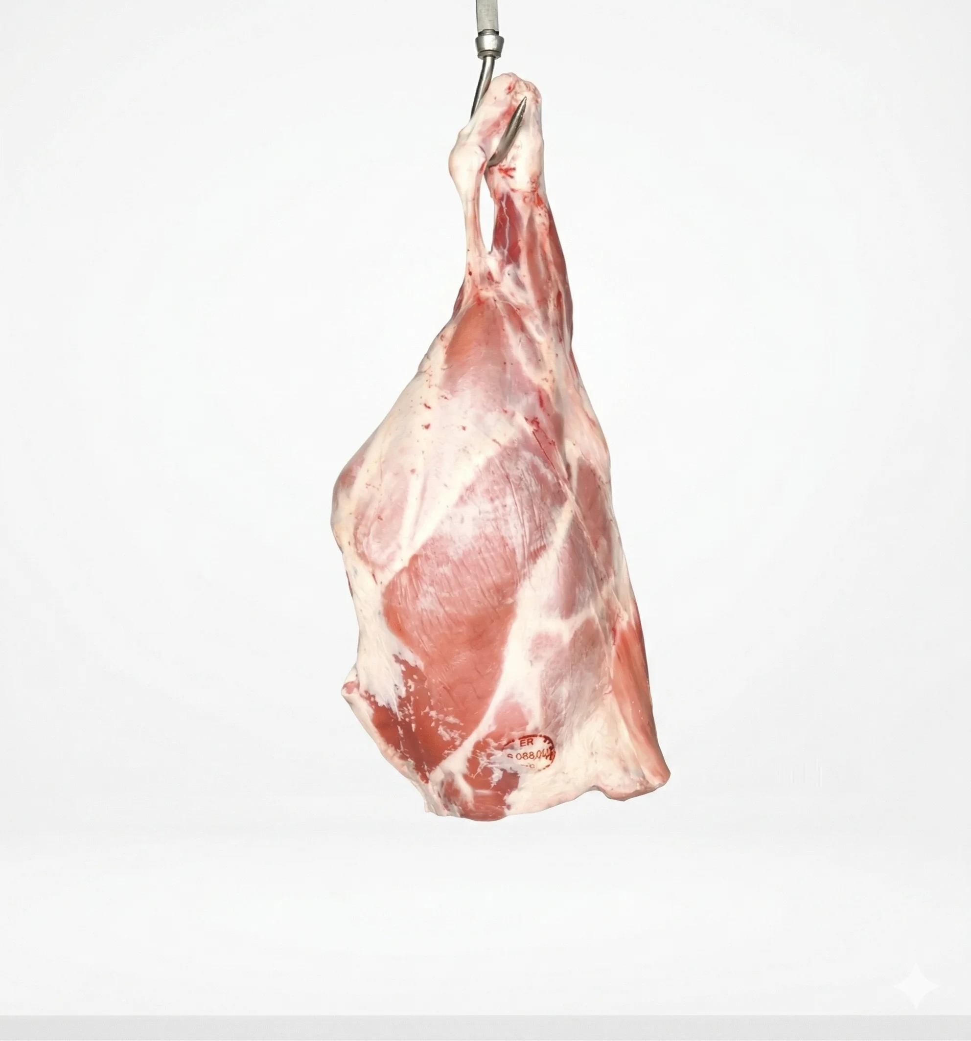 Halal Milk-Fed Veal Top Bit and Rump — Rounds — Bone-In or Boneless (Cuisseau de Veau) — Pre-Order